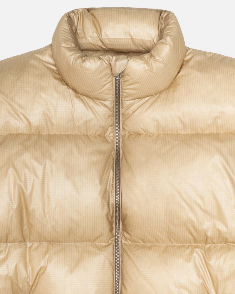 Coyote Stüssy Down Puffer Parachute Ripstop | XIZN5-4081