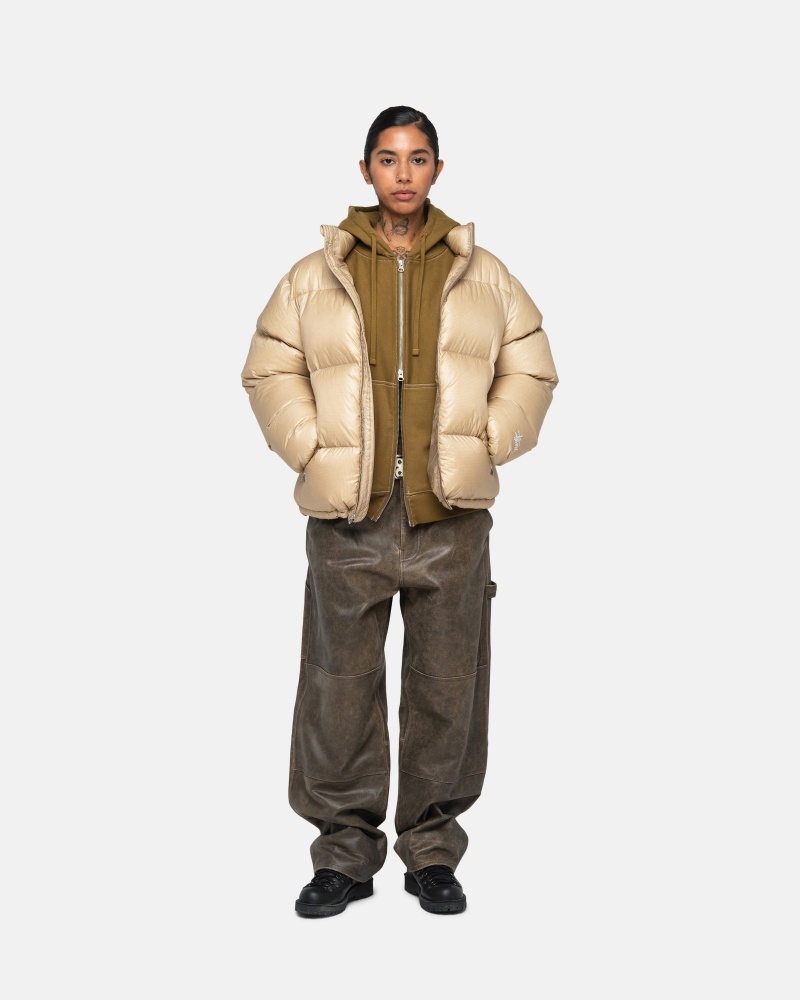 Coyote Stüssy Down Puffer Parachute Ripstop | XIZN5-4081