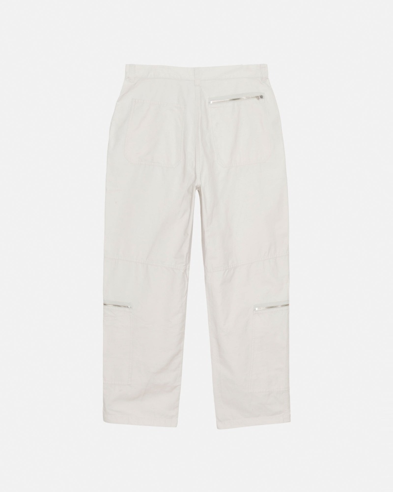 Cream Stüssy Nyco Flight Pant | VJFR2-1763