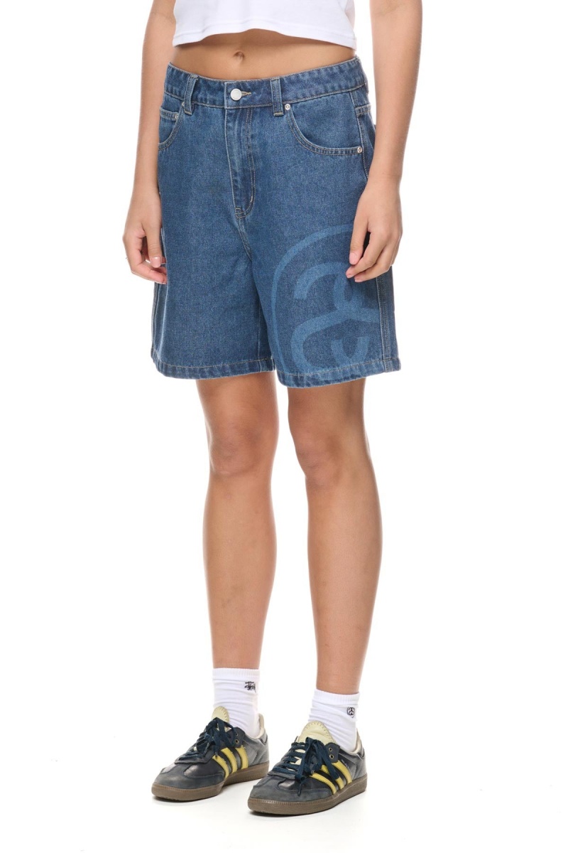 Dark Blue Stüssy Ss-Link Short | GNWOLX-975