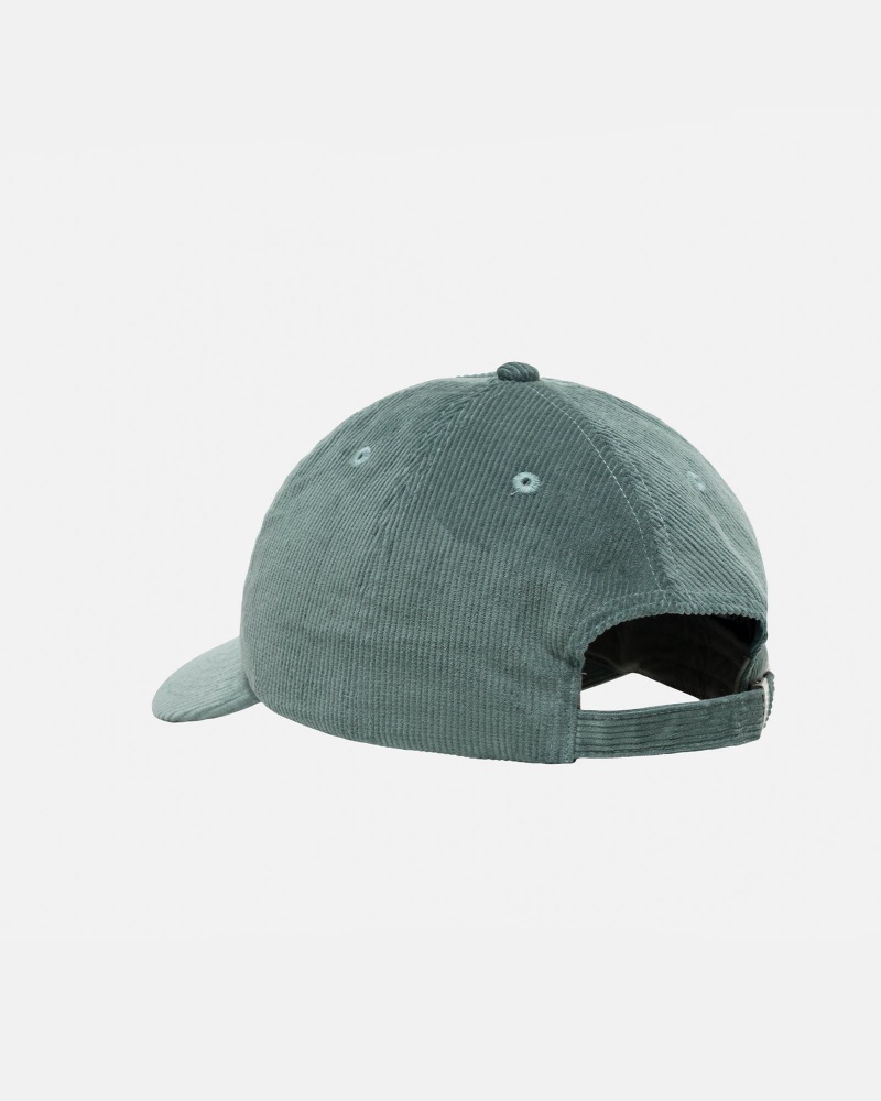 Dark Teal Stüssy Mid-Depth Sport Arch Strapback | AHLX-84126