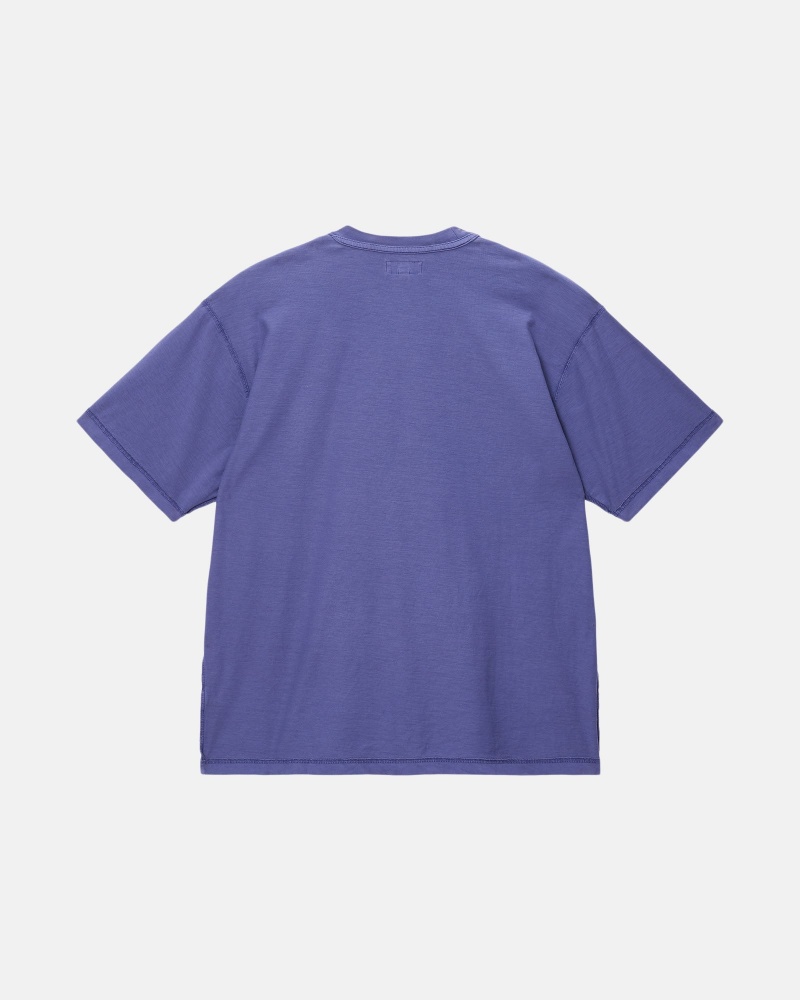 Deep Cobalt Stüssy Lazy Tee | FYGW3-8169