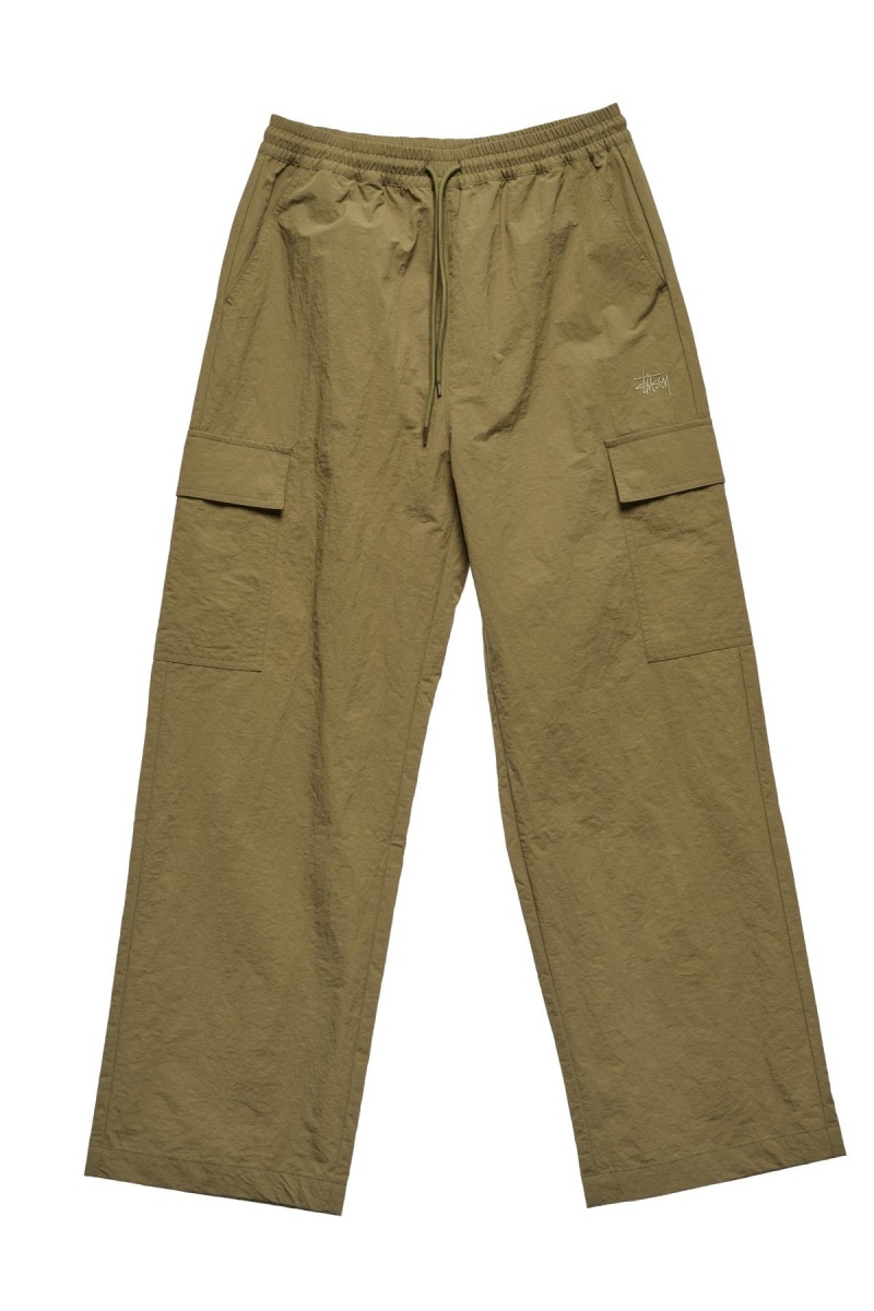 Dusty Green Stüssy Nylon Cargo Pant | UMBKNG-524