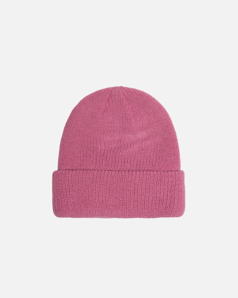 Dusty Pink Stüssy Cuff Beanie Basic | EVUF-42637