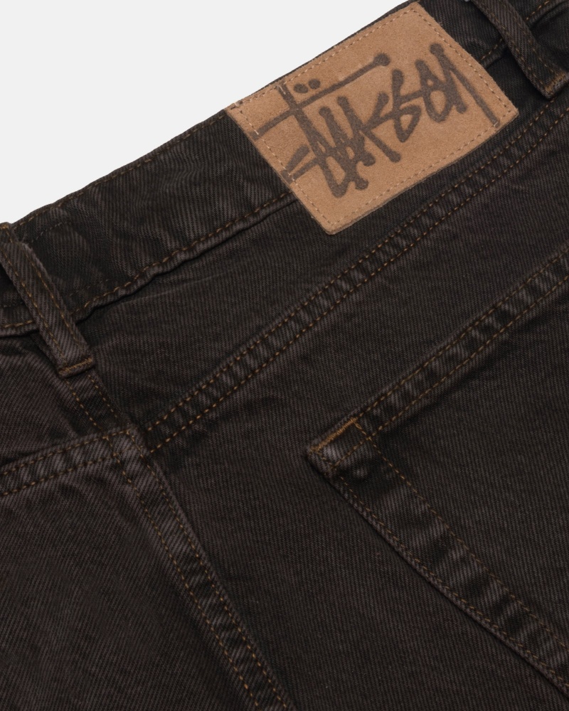 Espresso Stüssy Big Ol' Jean Denim | RGEV-09582