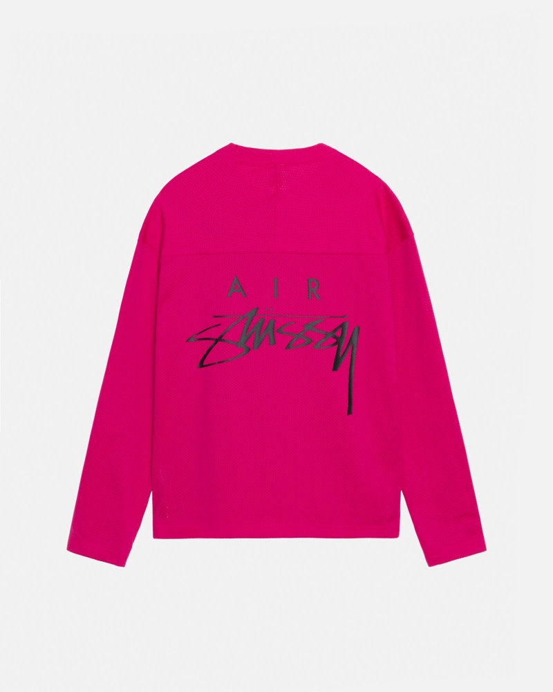 Fireberry Stüssy & Nike Dri Fit Mesh Jersey | DPXM0-5723