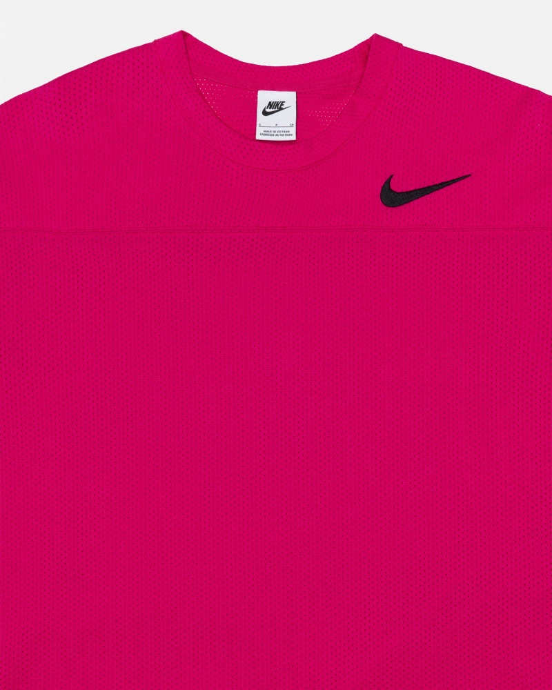 Fireberry Stüssy & Nike Dri Fit Mesh Jersey | DPXM0-5723