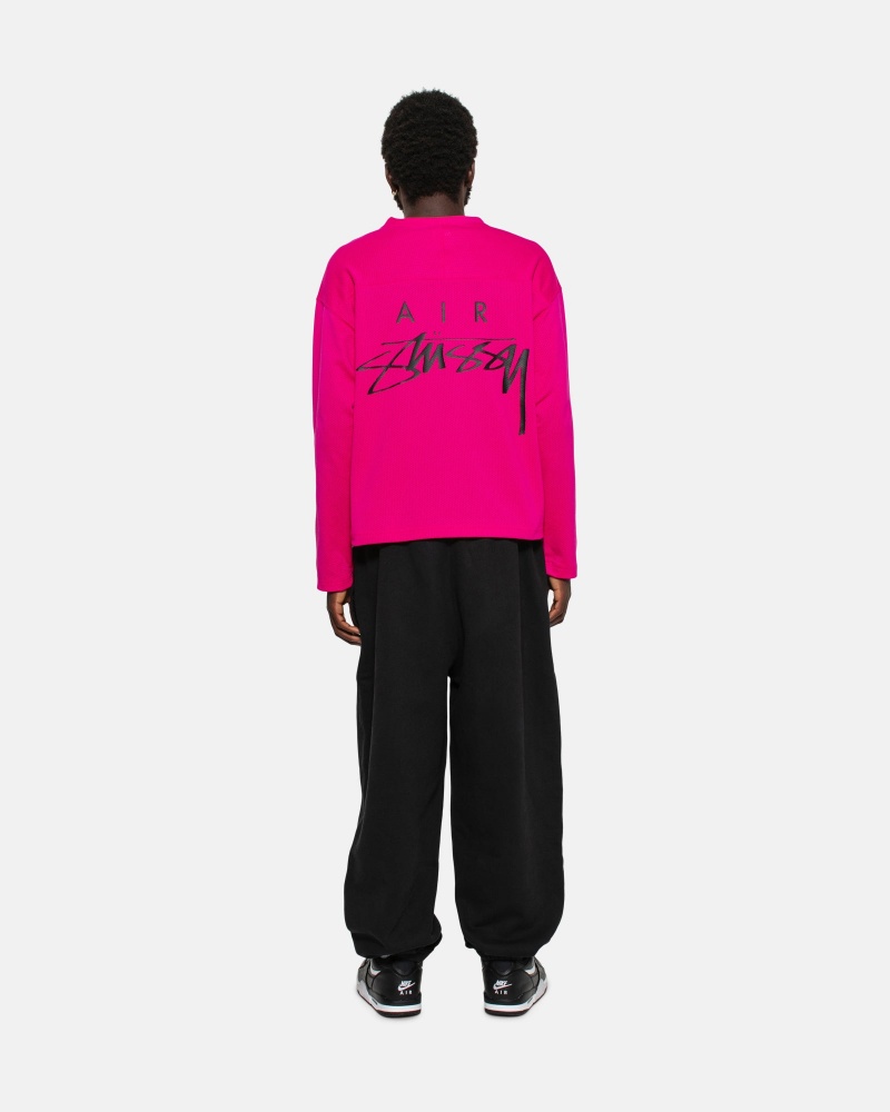 Fireberry Stüssy & Nike Dri Fit Mesh Jersey | DPXM0-5723