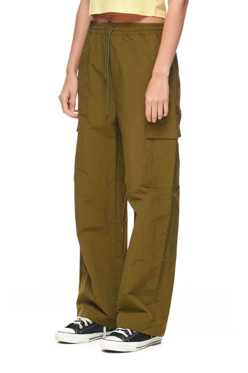 Flight Green Stüssy Nylon Cargo Pant | EQVODM-215