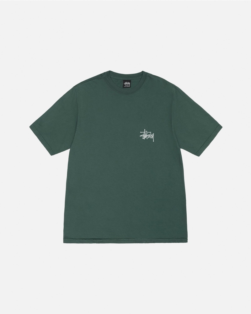 Forest Stüssy Built Tough Tee Pigment Dyed | AXPC-23405