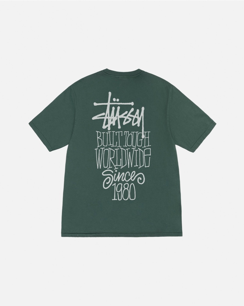 Forest Stüssy Built Tough Tee Pigment Dyed | AXPC-23405