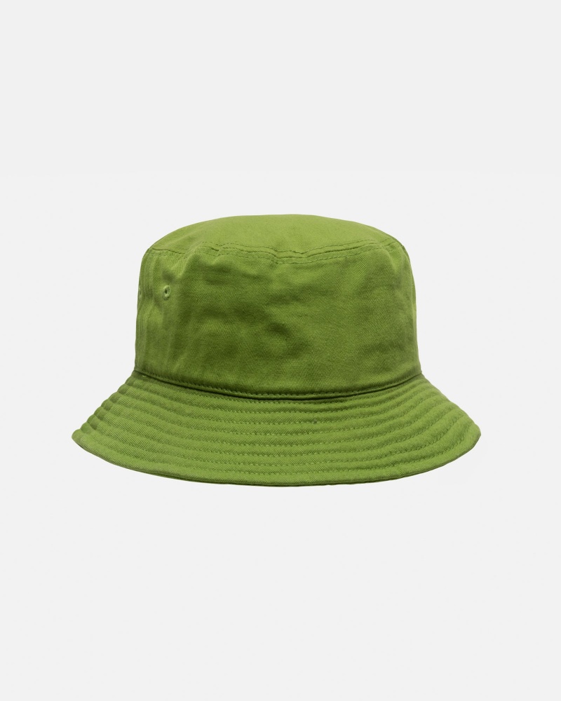 Grass Stüssy Bucket Hat Big Stock | UQTR1-6349