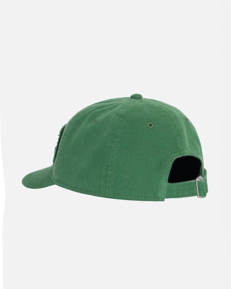 Green Stüssy Low Pro Copyright Applique Strapback | YGNK2-0476