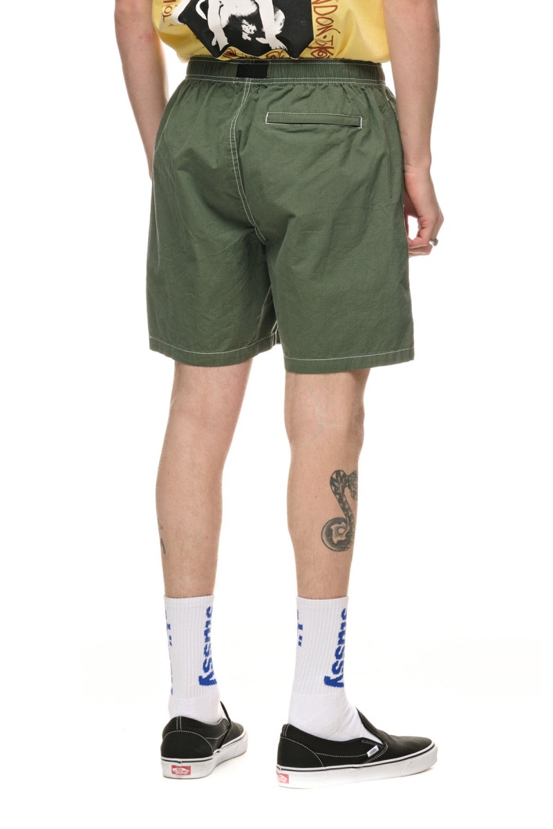 Green Stüssy Ripstop Mountain Short | WVXFDO-752