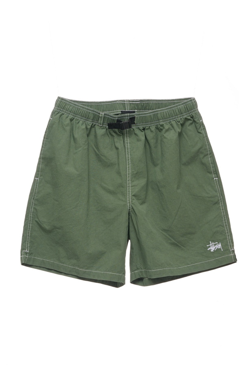 Green Stüssy Ripstop Mountain Short | WVXFDO-752