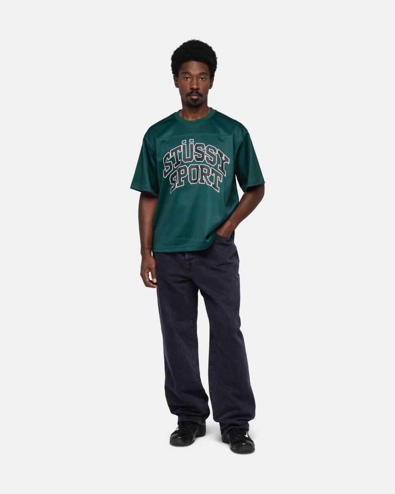 Green Stüssy Sport Mesh Football Jersey | FCGH3-4672