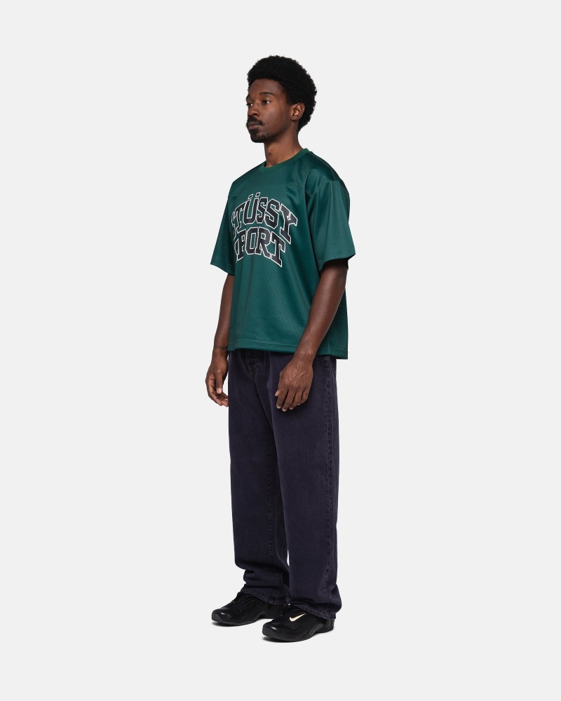 Green Stüssy Sport Mesh Football Jersey | FCGH3-4672