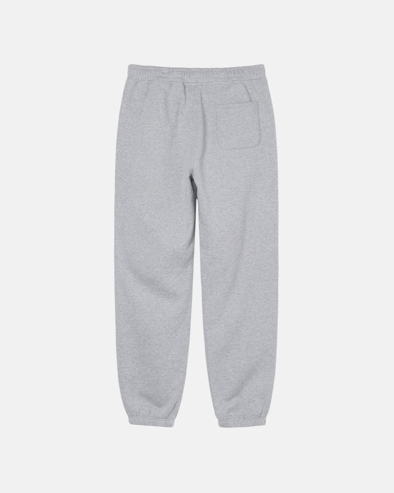 Grey Heather Stüssy Stock Logo Sweatpant | OUAC0-7945