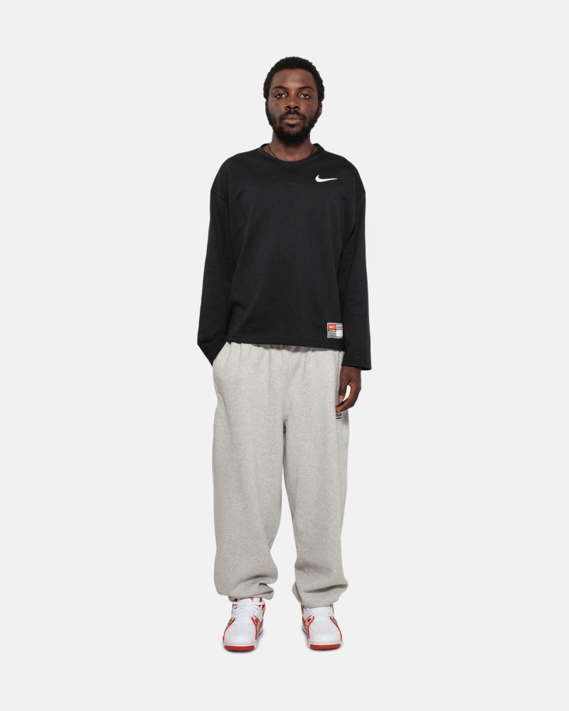 Grey Heather Stüssy & Nike Fleece Pant | KZQB0-2578