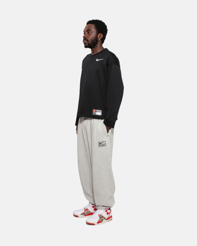 Grey Heather Stüssy & Nike Fleece Pant | KZQB0-2578