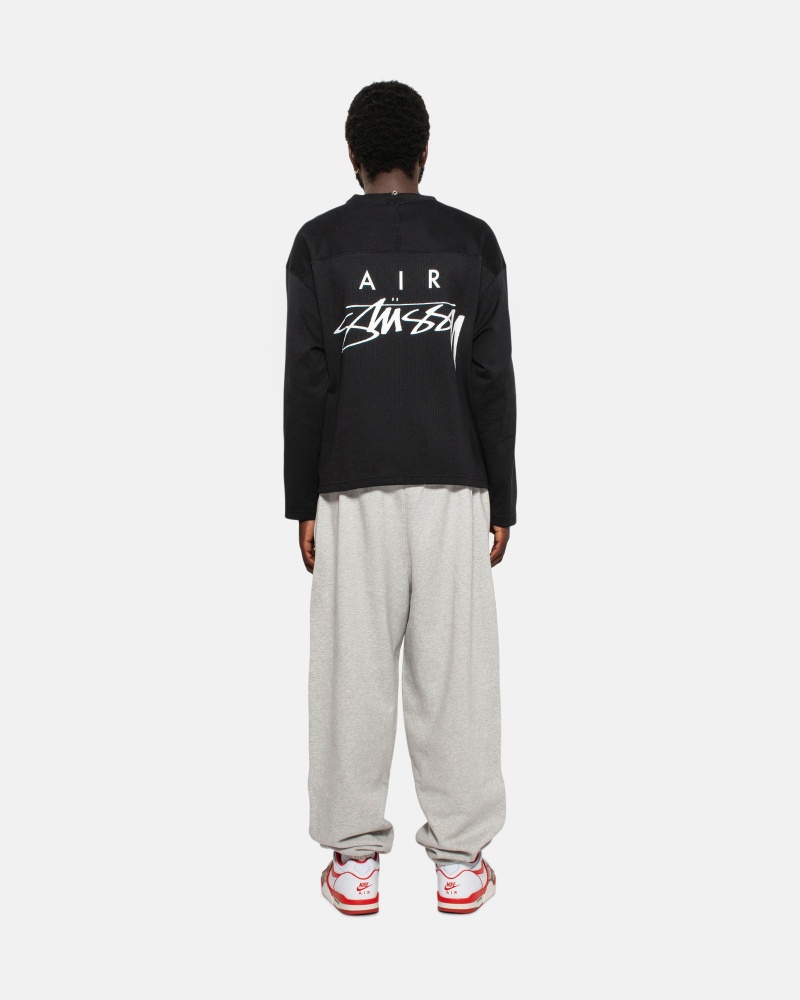 Grey Heather Stüssy & Nike Fleece Pant | KZQB0-2578