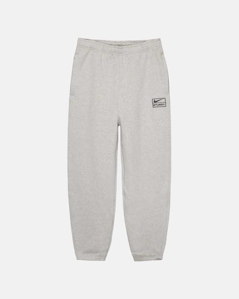 Grey Heather Stüssy & Nike Fleece Pant | KZQB0-2578