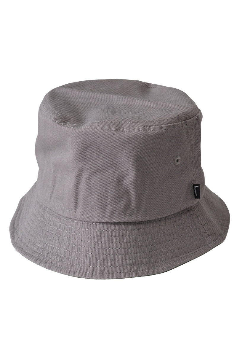 Grey Stüssy Capsule Bucket Hat | LZWITM-174