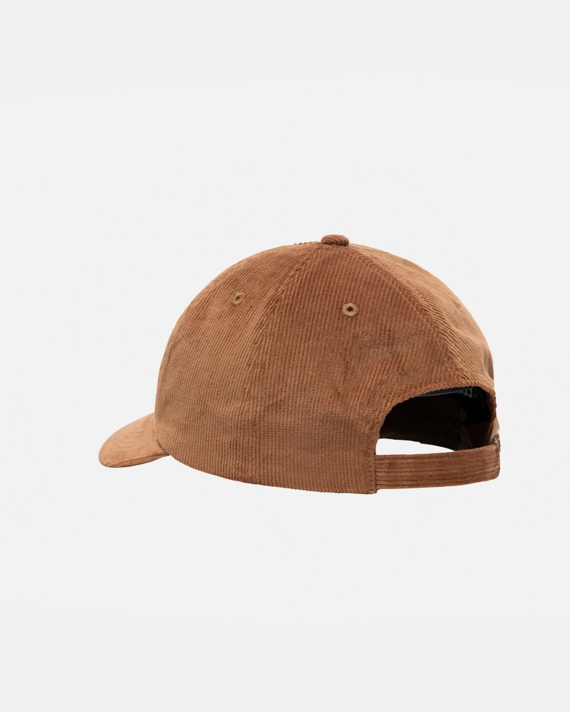 Hazelnut Stüssy Mid-Depth Sport Arch Strapback | OBIL6-1082