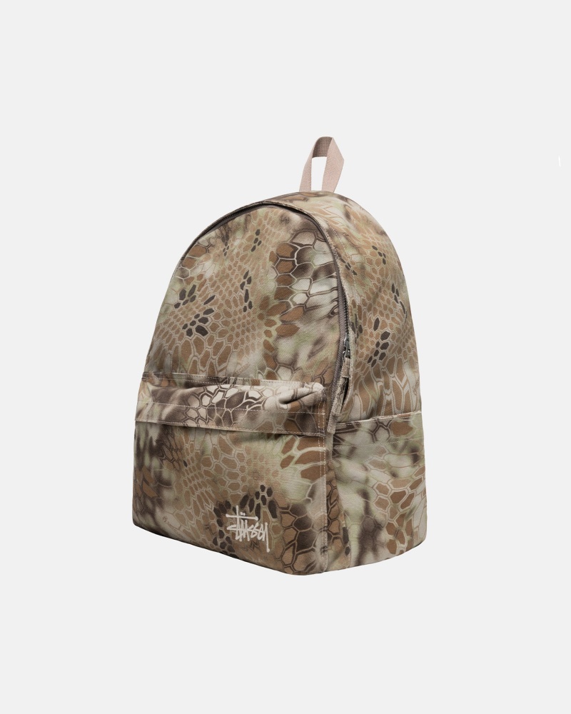 Highlander Stüssy Canvas Backpack | GJEC-63598