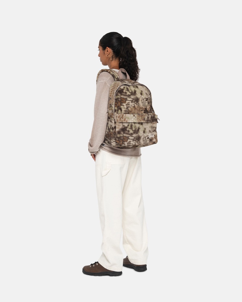 Highlander Stüssy Canvas Backpack | GJEC-63598