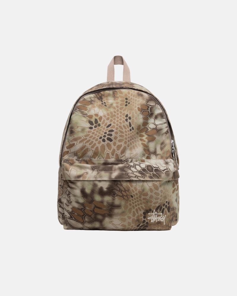 Highlander Stüssy Canvas Backpack | GJEC-63598