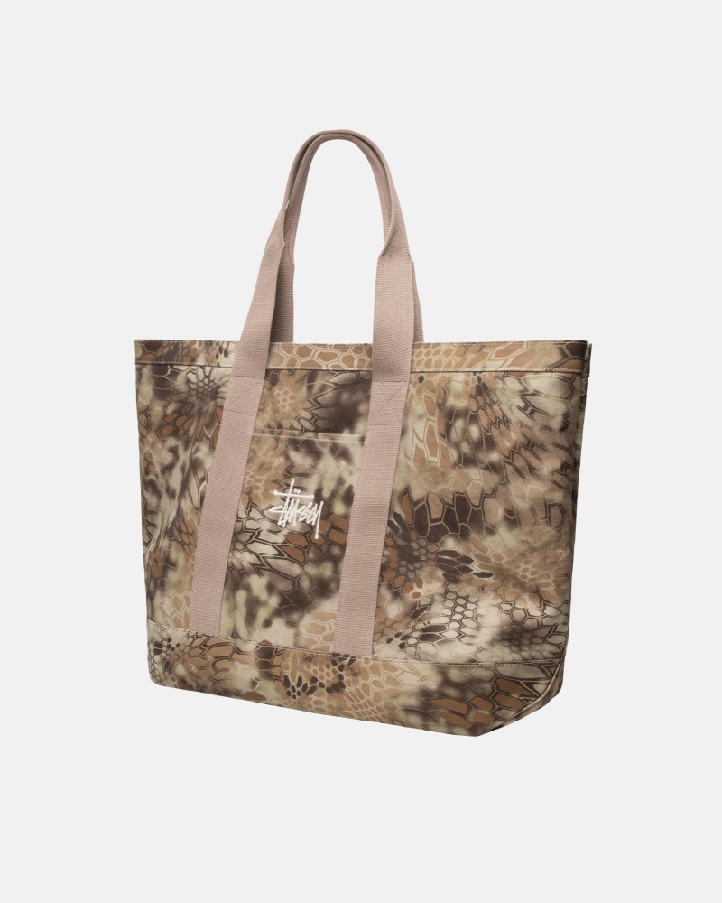 Highlander Stüssy Canvas Extra Large Tote Bag | QTLG0-9317