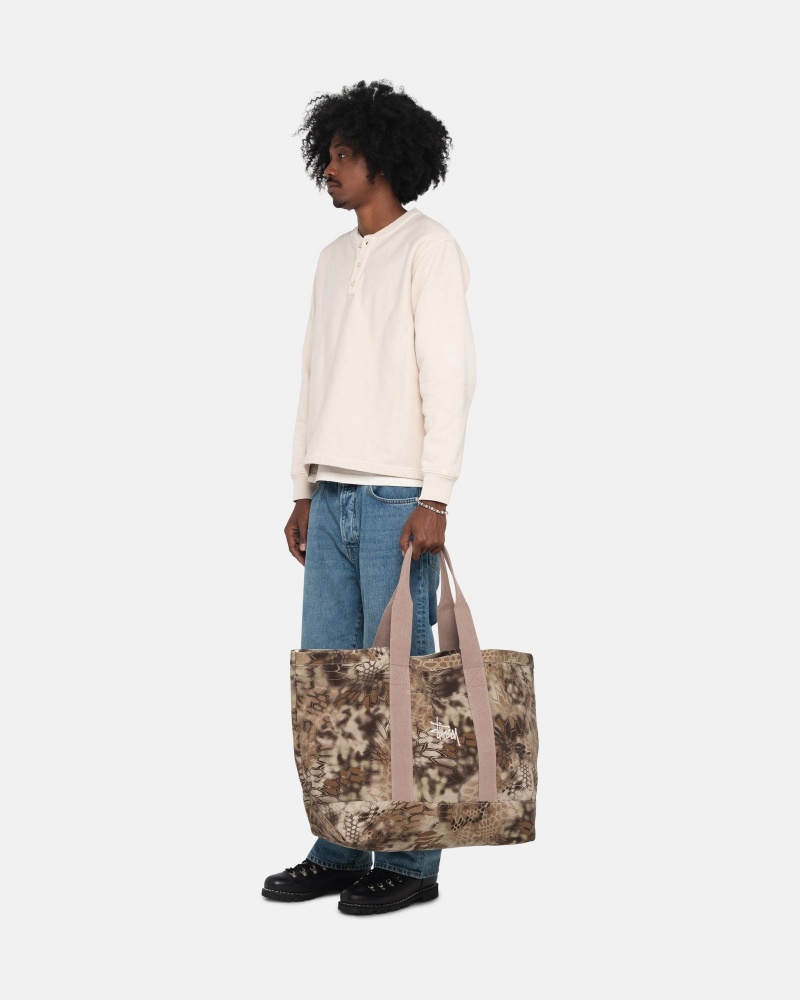 Highlander Stüssy Canvas Extra Large Tote Bag | QTLG0-9317