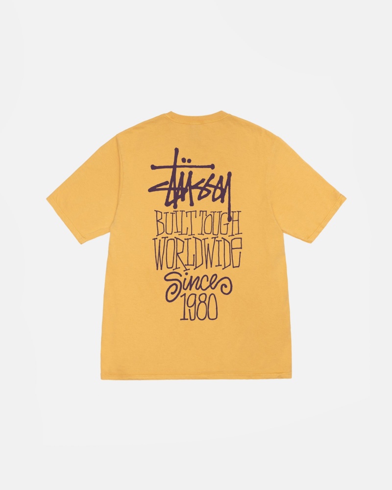 Honey Stüssy Built Tough Tee Pigment Dyed | PMDV-64271