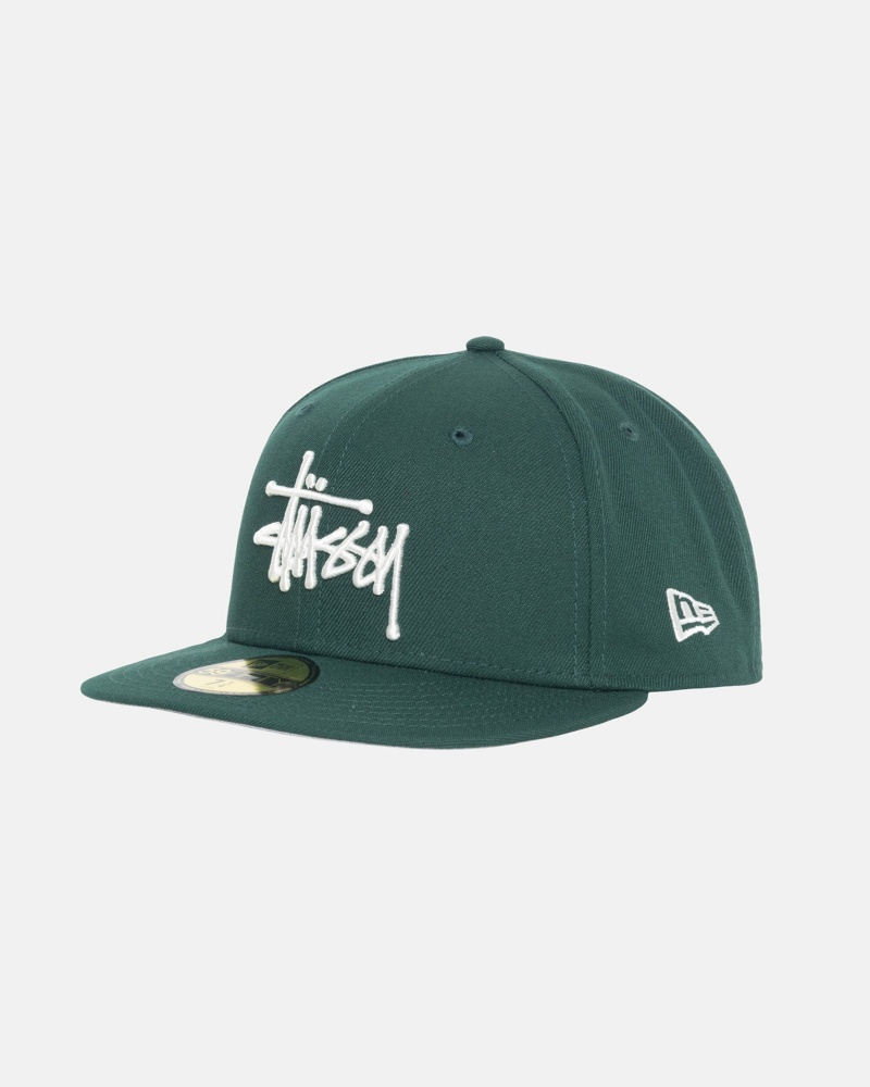 Hunter Green Stüssy New Era 59Fifty Authentic | FANR4-5819