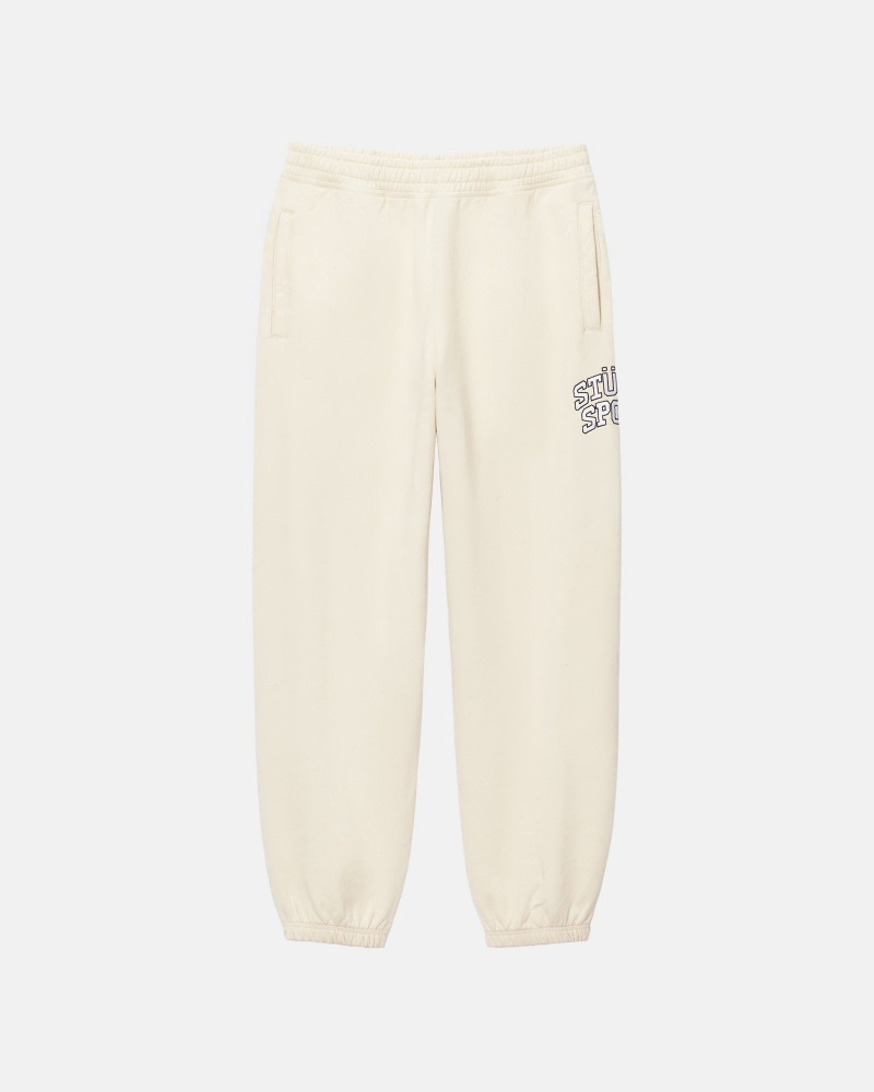 Ivory Stüssy Sport Sweatpant | QMSI4-1637