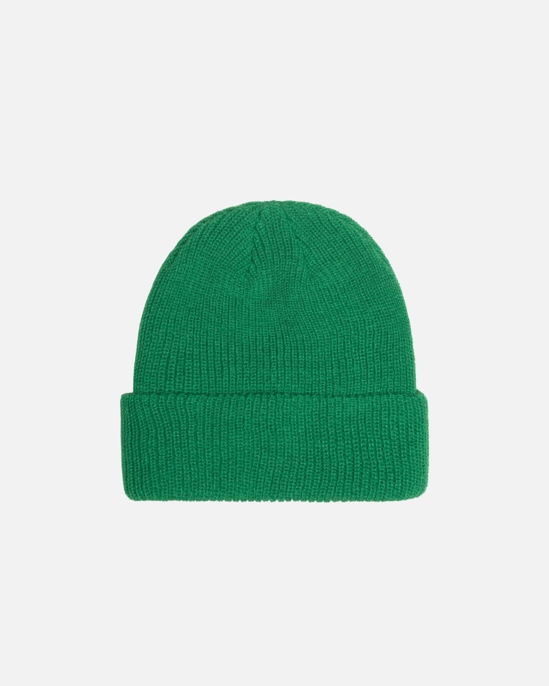 Kelly Green Stüssy Cuff Beanie Basic | YLUZ-19647