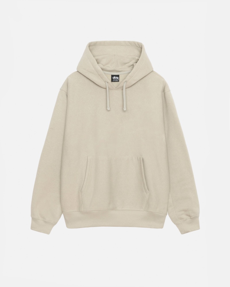 Khaki Stüssy Back Hood Applique Hood | TKHR-71624