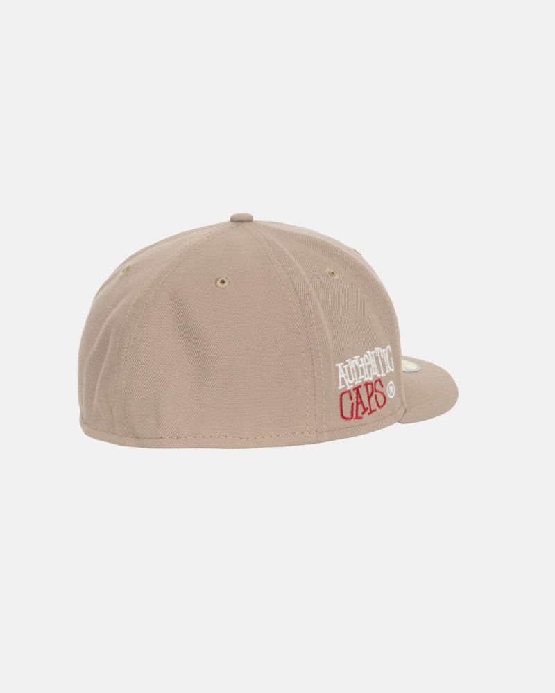 Khaki Stüssy New Era 59Fifty Authentic | OWHP8-1423