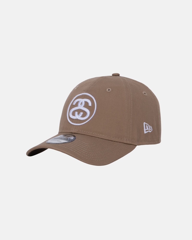 Khaki Stüssy SS Link 9Twenty Cap | FJTK7-3961