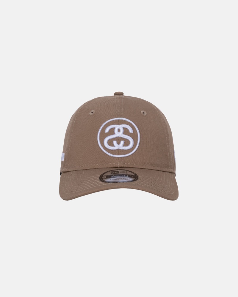 Khaki Stüssy SS Link 9Twenty Cap | FJTK7-3961