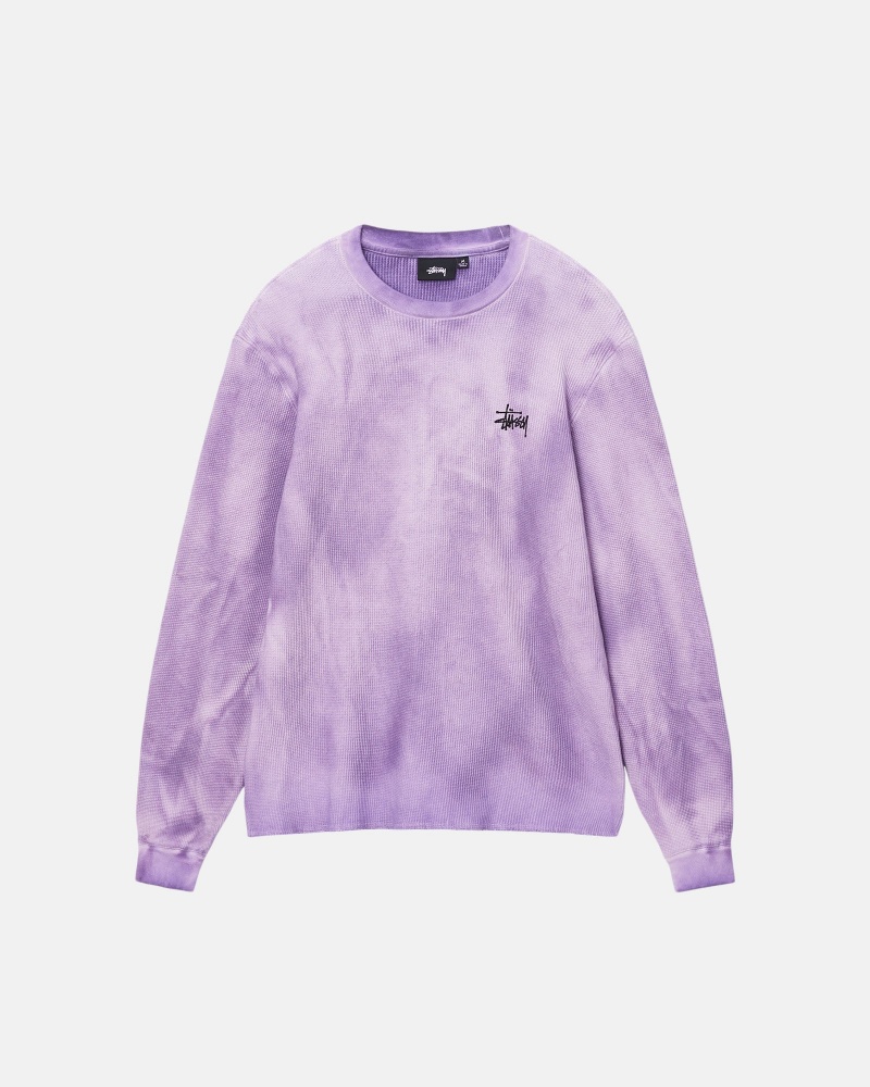 Lavender Stüssy Basic Stock Ls Thermal | VCMT-24681