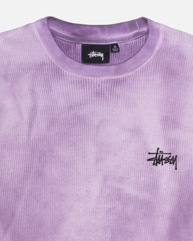 Lavender Stüssy Basic Stock Ls Thermal | VCMT-24681