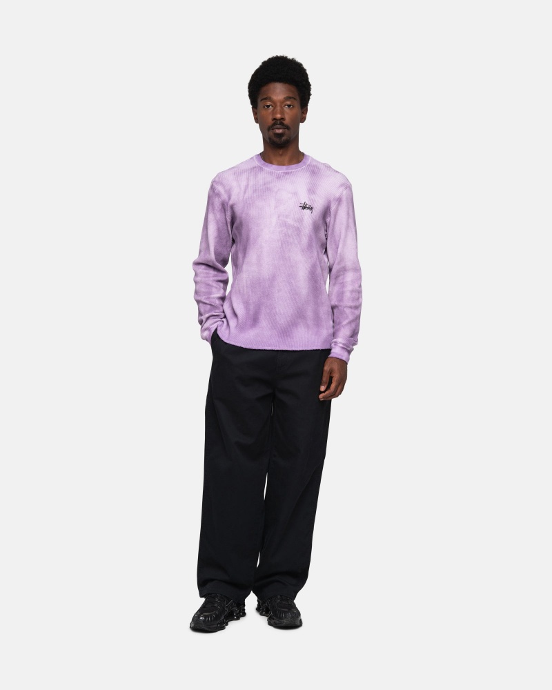 Lavender Stüssy Basic Stock Ls Thermal | VCMT-24681