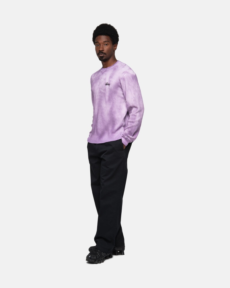 Lavender Stüssy Basic Stock Ls Thermal | VCMT-24681