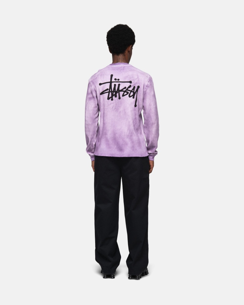 Lavender Stüssy Basic Stock Ls Thermal | VCMT-24681