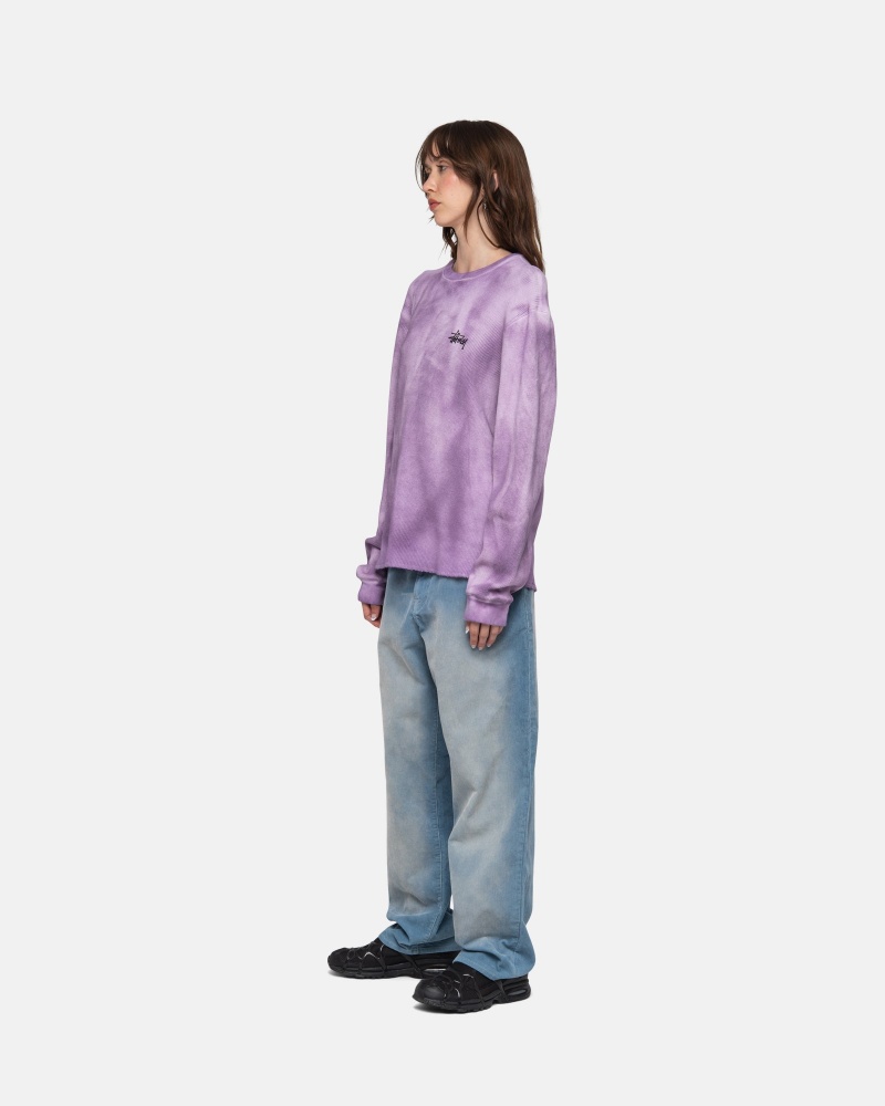 Lavender Stüssy Basic Stock Ls Thermal | VCMT-24681