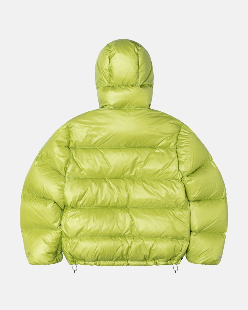 Lime Stüssy Down Parka Micro Ripstop | EWUB-42851