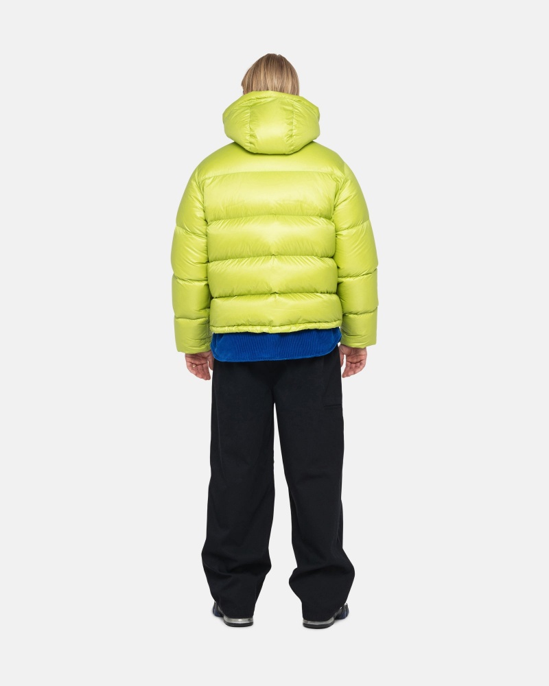 Lime Stüssy Down Parka Micro Ripstop | EWUB-42851