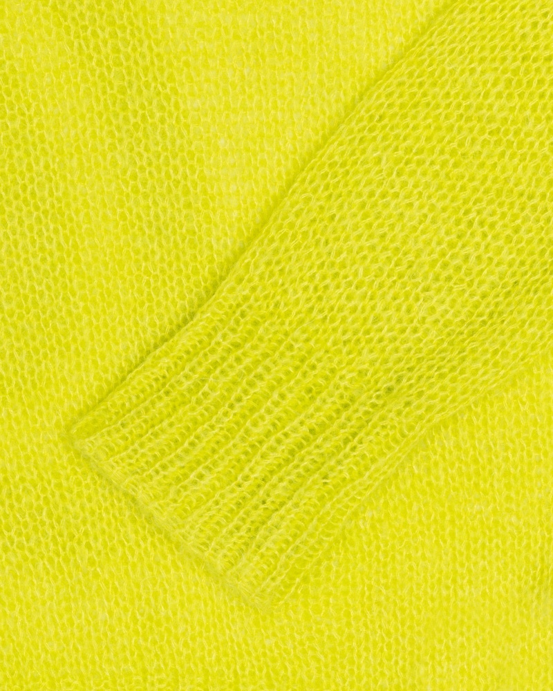 Lime Stüssy S Loose Knit Sweater | WYBX4-3715